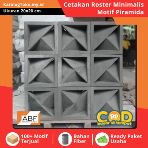 cetakan roster 2 muka sulawesi