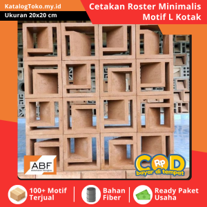 Jual Cetakan Roster di Medan motif L Kotak
