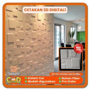 Cetakan Wall Panel 3D Digital1
