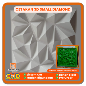 Cetakan Wall Panel 3D Small Diamond