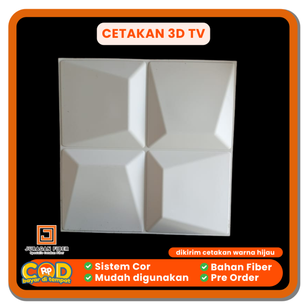 Cetakan Wall Panel 3D TV