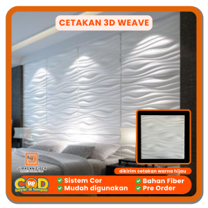 Cetakan Wall Panel 3D Weave
