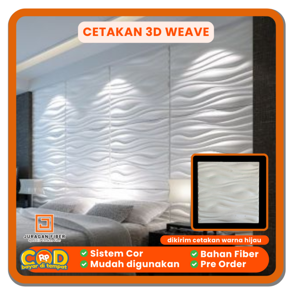 Cetakan Wall Panel 3D Weave