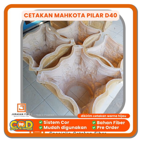 Cetakan Mahkota Pilar D40 - Image 6