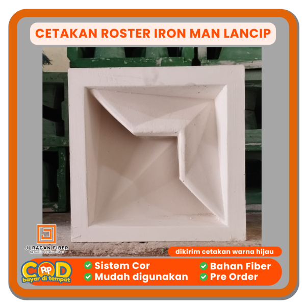 Cetakan Roster Iron Man Lancip300 Ribuan