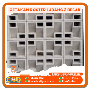 Cetakan Roster Lubang 2 Besar