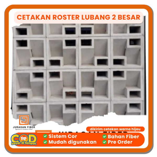 Cetakan Roster Lubang 2 Besar