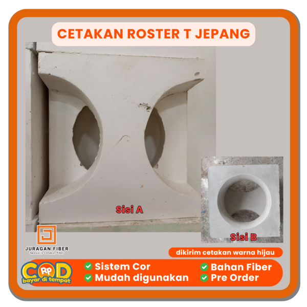 Cetakan Roster T Jepang