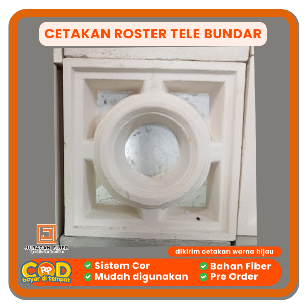 Cetakan Roster Tele Bundar