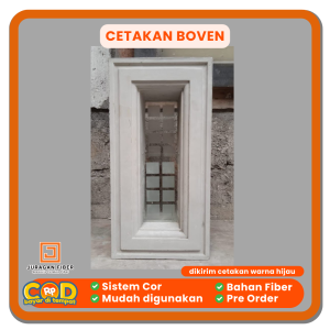 Cetakan Boven Kaca zigzag