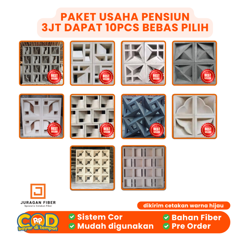 cetakan roster dinding