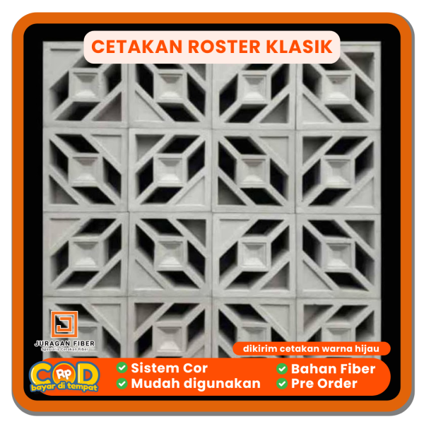 Cetakan Roster Klasik 300 Ribuan